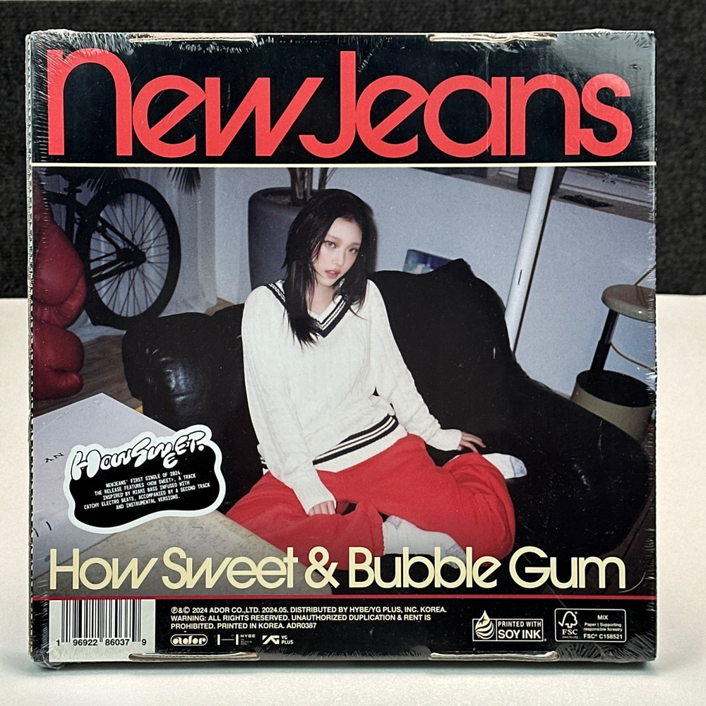 NewJeans How Sweet & Bubble Gum CD Single Album‎ Target Exclusive New Sealed